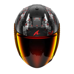 Shark Skwal I3 Jet Hellcat Mat Helmet Red