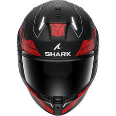 Shark Skwal I3 Rhad Mat Helmet Black Red