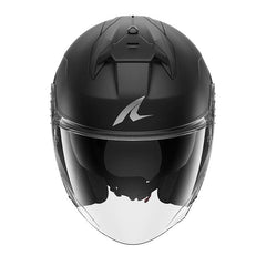 Shark Skwal Jet Cup Blank Mat Helmet Black