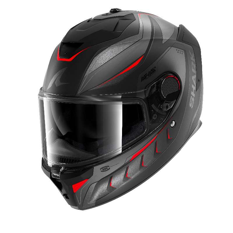 Shark Spartan Gt Pro Carbon Mekarium Mat Red