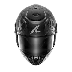 Shark Spartan Rs Carbon Shiever Mat Helmet Silver