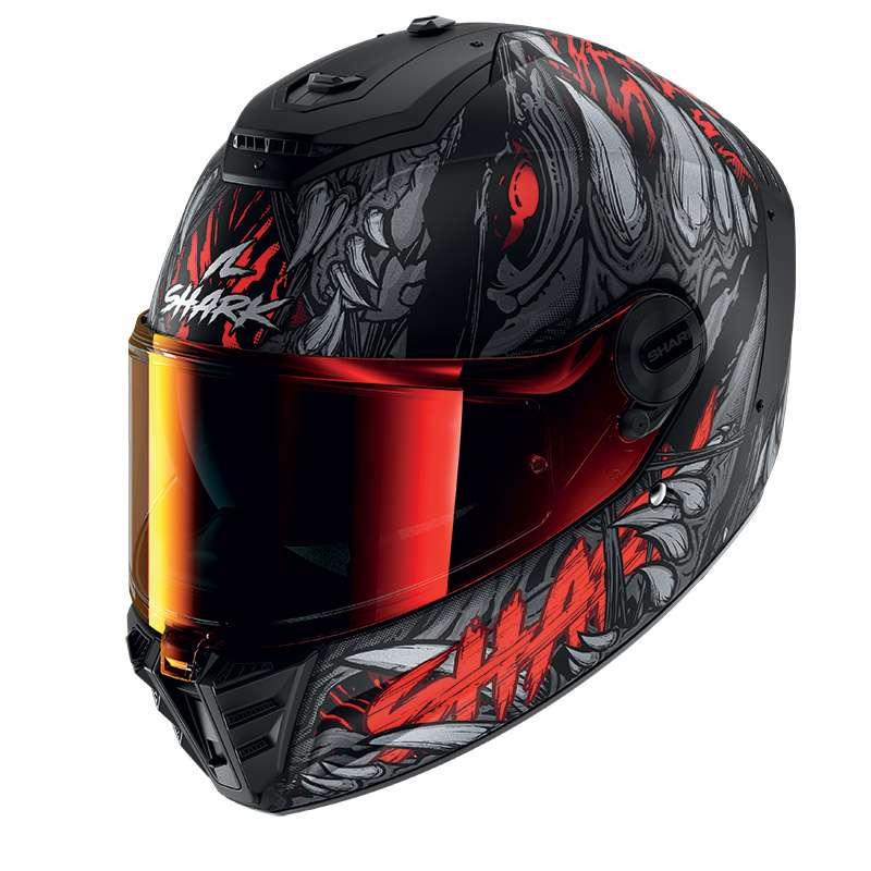 Shark Spartan Rs Shaytan Mat Helmet Red