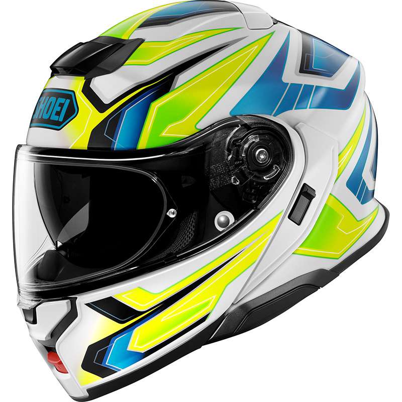 Shoei Neotec 3 Anthem Tc-3 Helmet Yellow Blue
