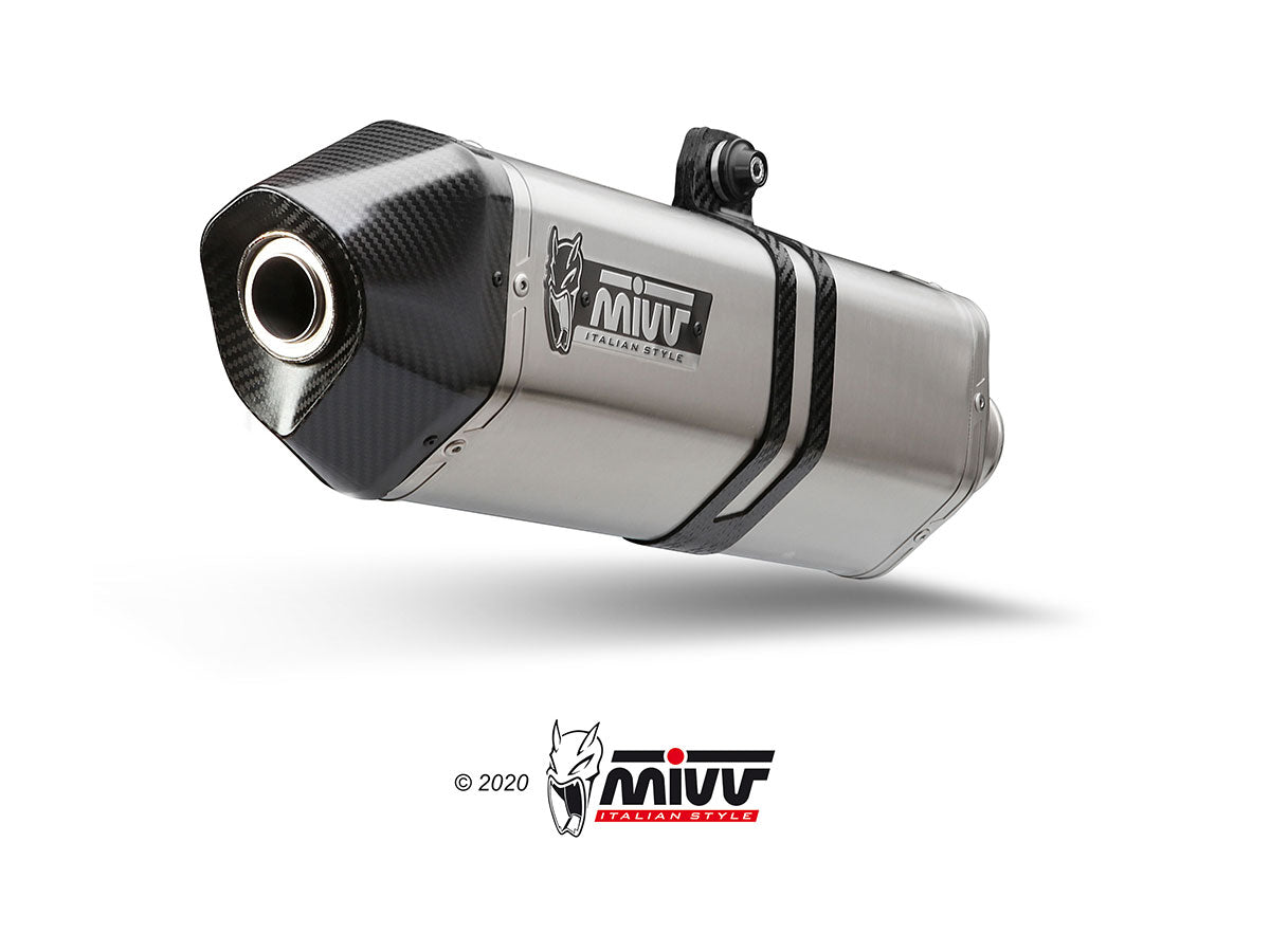 Mivv Speed Edge Slip-On Exhaust for Triumph Tiger 900 2021-22