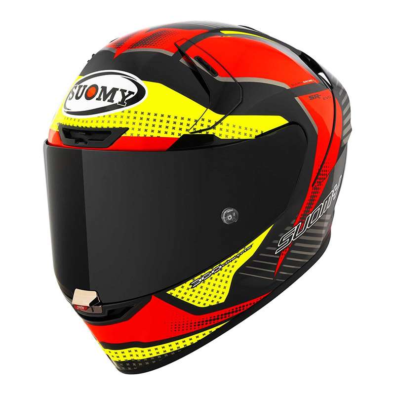 Suomy Sr-gp Evo Airspeed Helmet Red Yellow