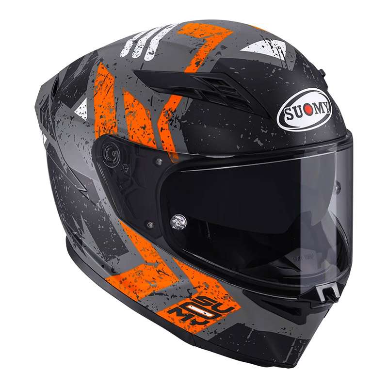 Suomy Stellar 2 Entropy Helmet Orange Matt