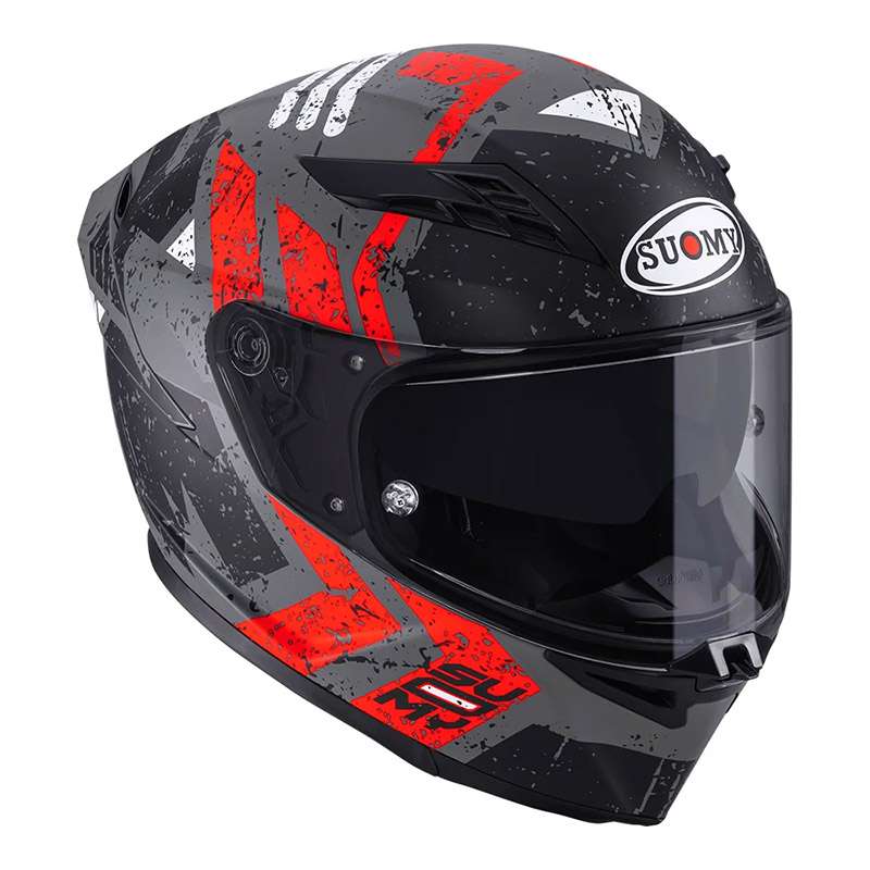 Suomy Stellar 2 Entropy Helmet Red Matt