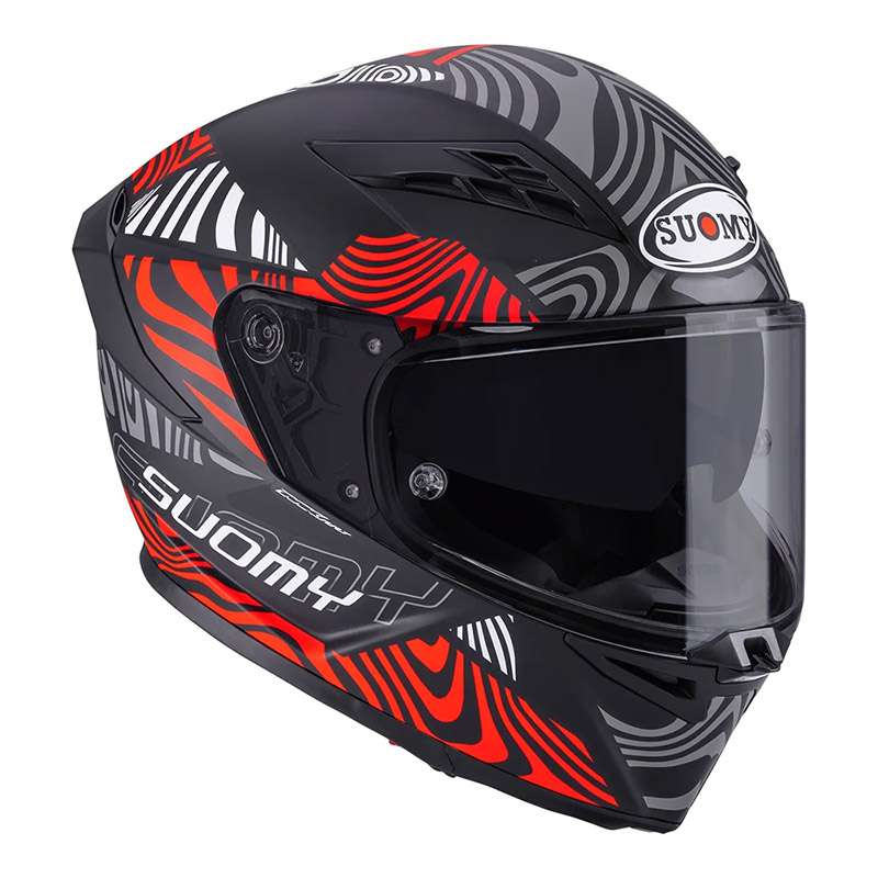 Suomy Stellar 2 Molten Helmet Red Matt