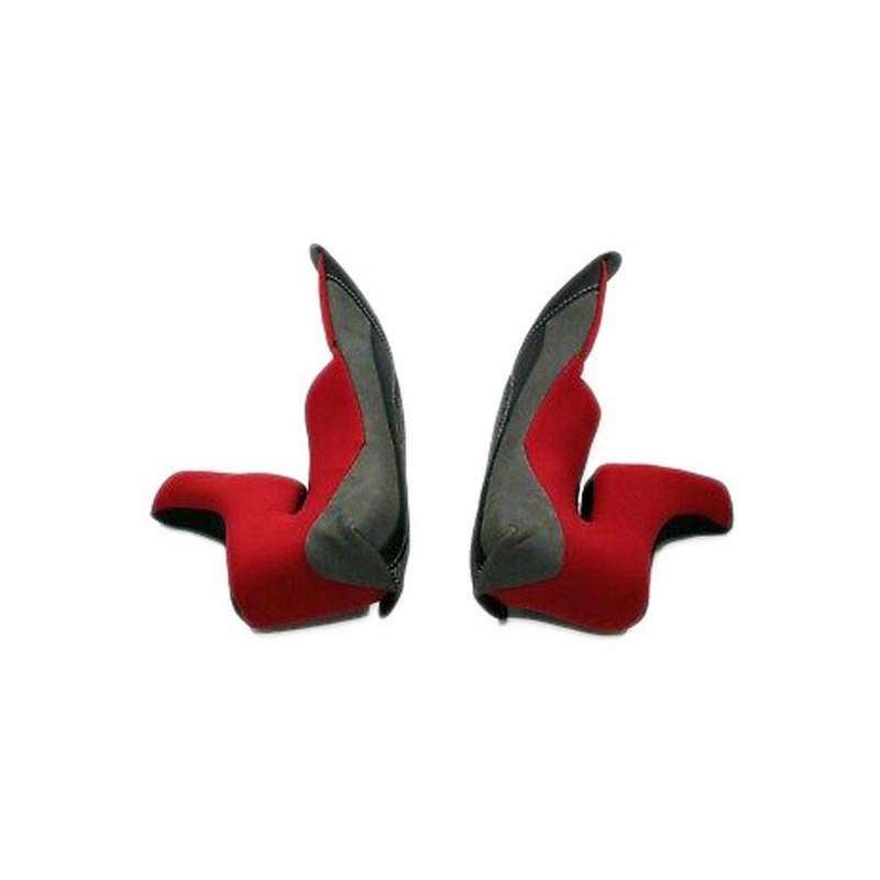 X-lite X-1003 Cheek Pads Grey Red
