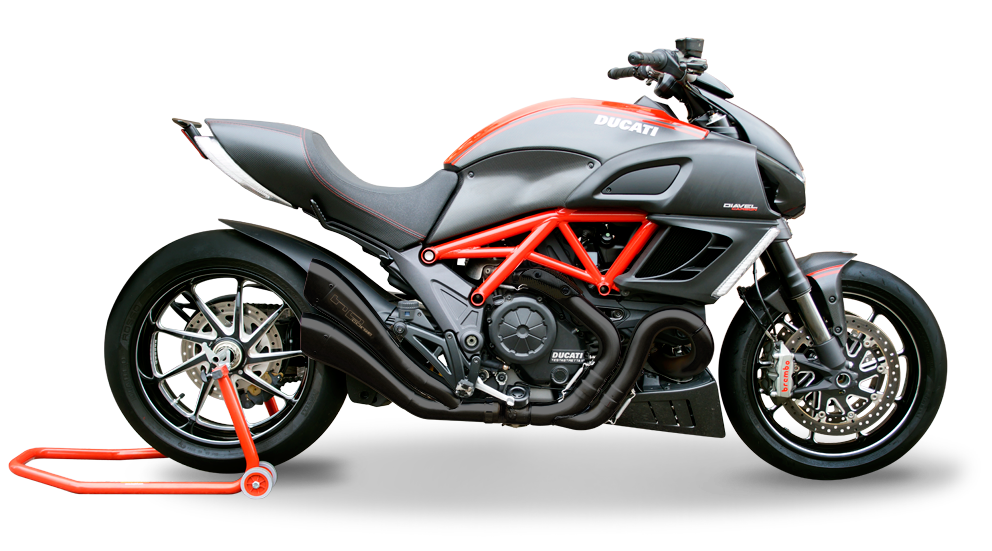 HP Corse Dual Hydroform Slip-On Exhaust for Ducati Diavel 1260
