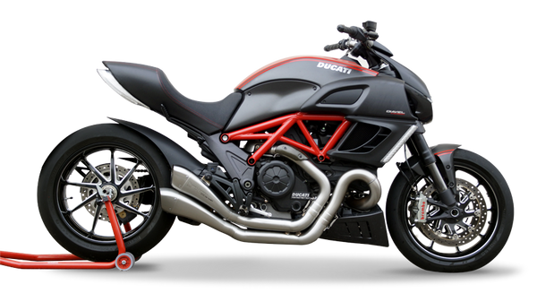 HP Corse Dual Hydroform Race Slip-On Exhaust for Ducati Diavel 1260