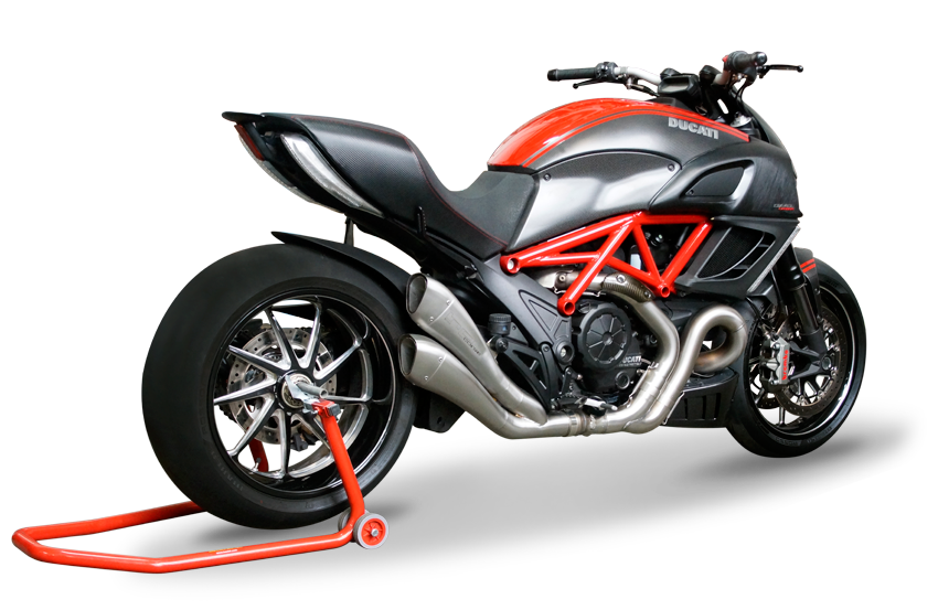 HP Corse Dual Hydroform Slip-On Exhaust for Ducati Diavel 1260