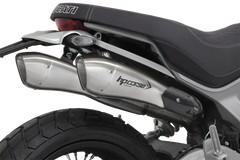 HP Corse Hydroform Short Slip-On Exhaust For Ducati Scrambler 1100
