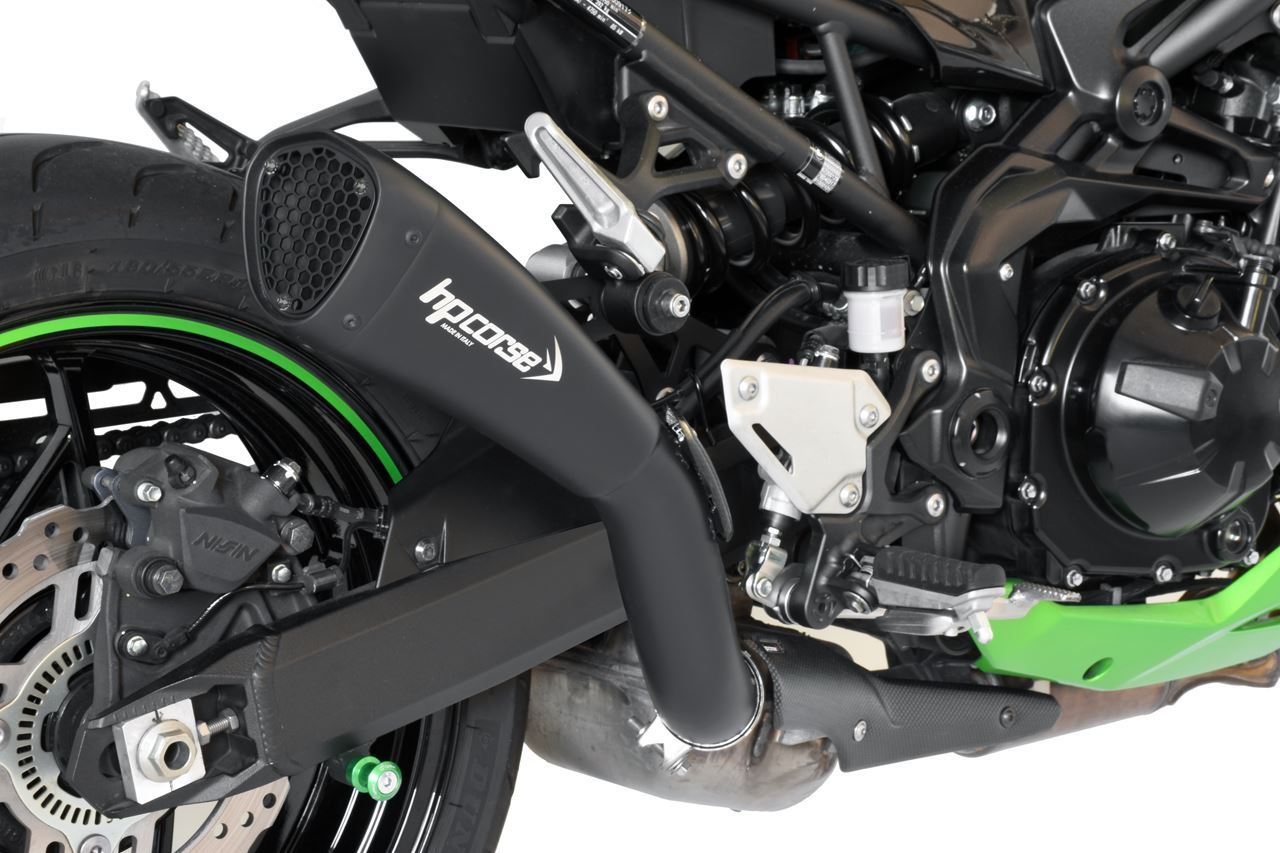 HP Corse Hydroform Short R Slip-On Exhaust For Kawasaki Z900 2020-22