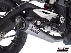 SC Project S1 3-1 Stainless Steel Full Exhaust System for Triumph Street Triple RS 2024-25