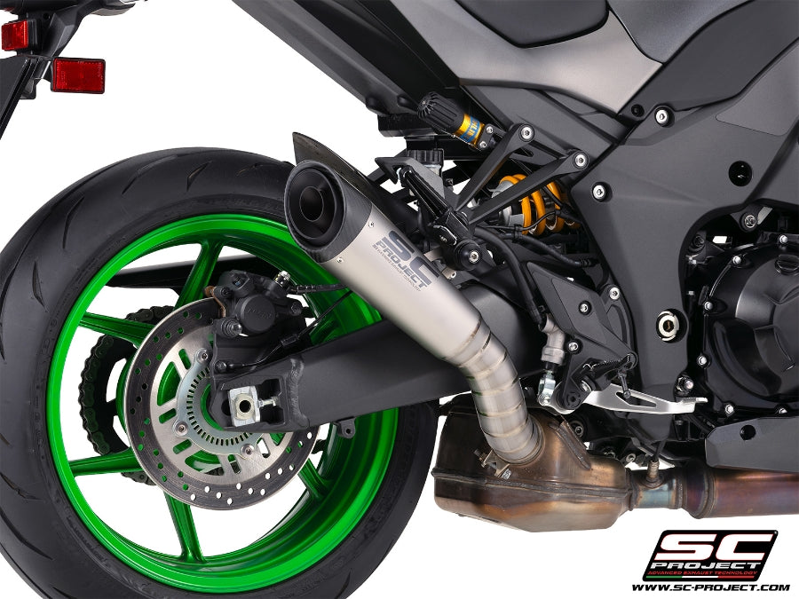 SC Project S1 Titanium Slip-On Exhaust for Kawasaki Z1100