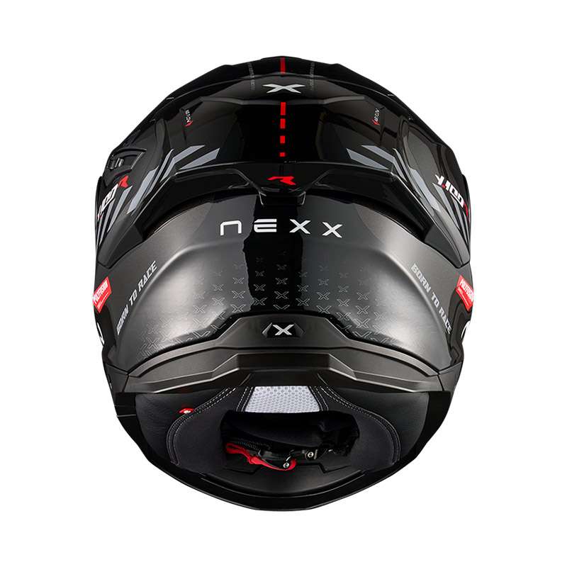 Nexx Y.100r Fade Helmet Black Red