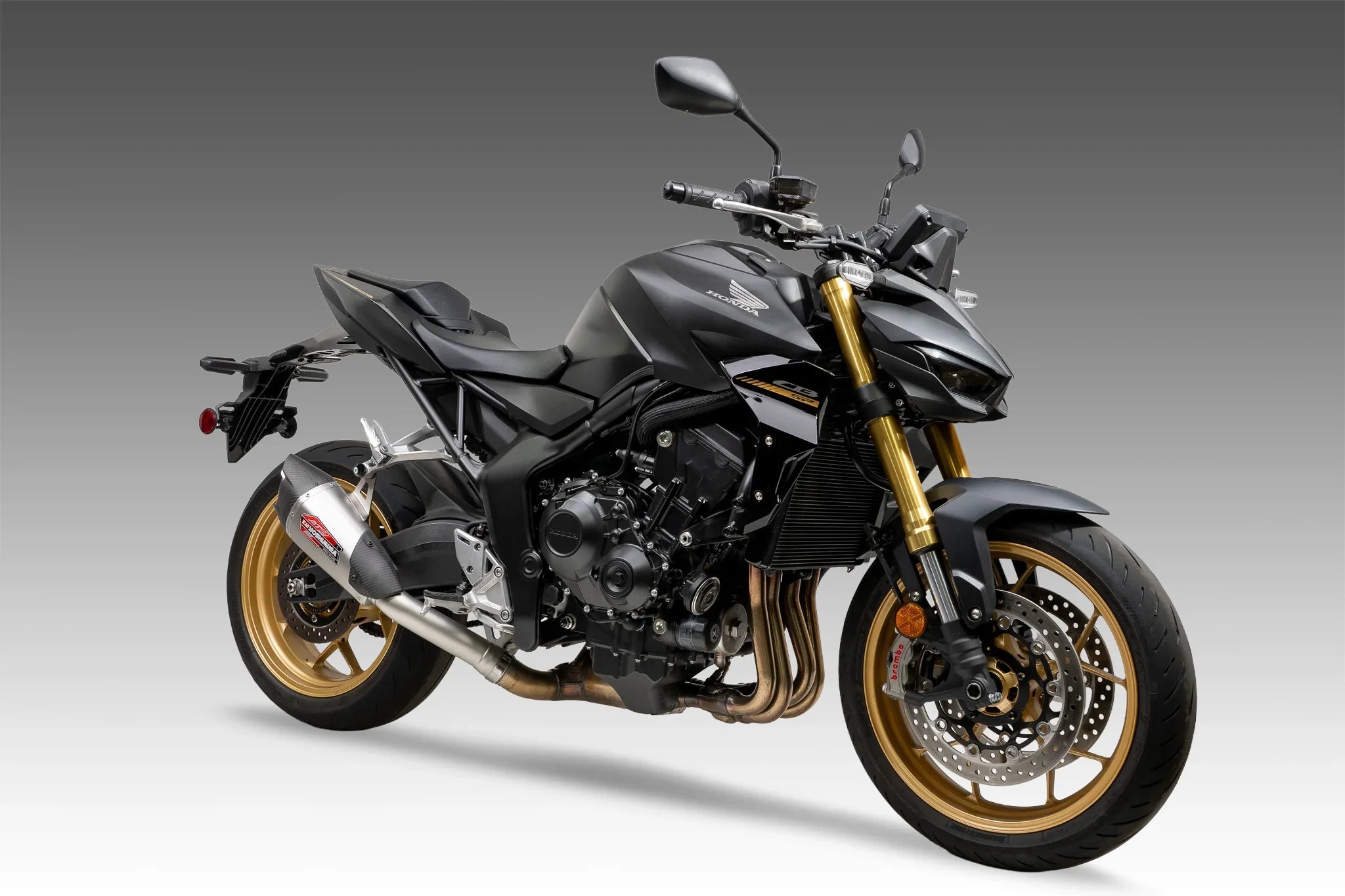 Yoshimura AT2 Stainless Steel Slip-On Exhaust for Honda CB1000 Hornet