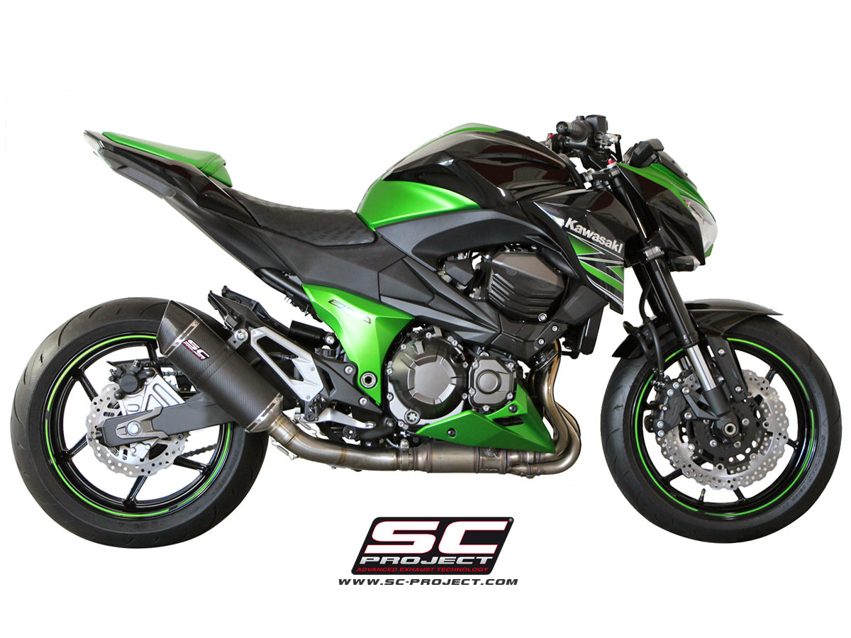 SC Project Oval Slip-On Exhaust for Kawasaki Z800