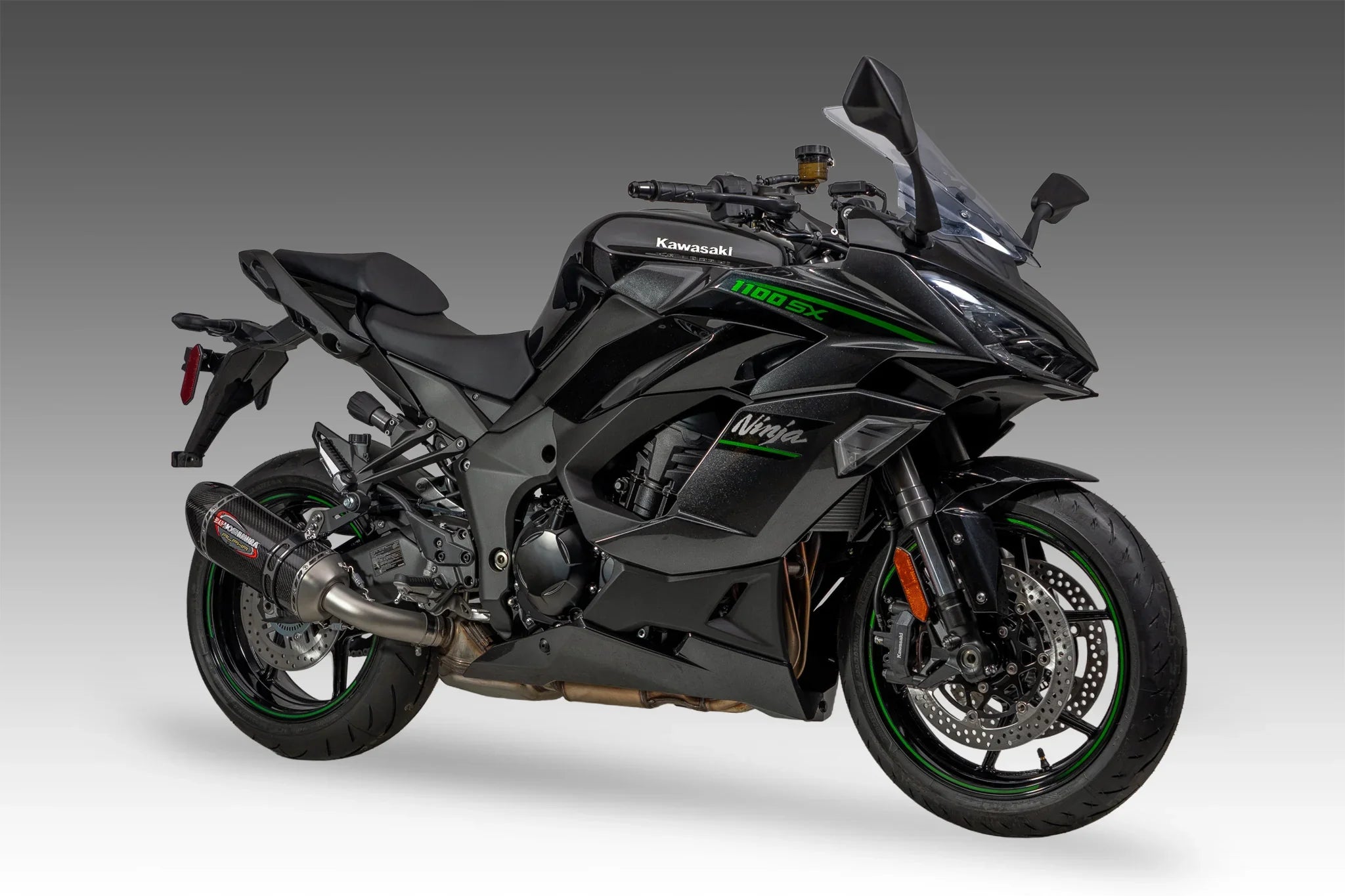 Yoshimura Alpha Stainless Slip-On Exhaust for Kawasaki Ninja 1100SX