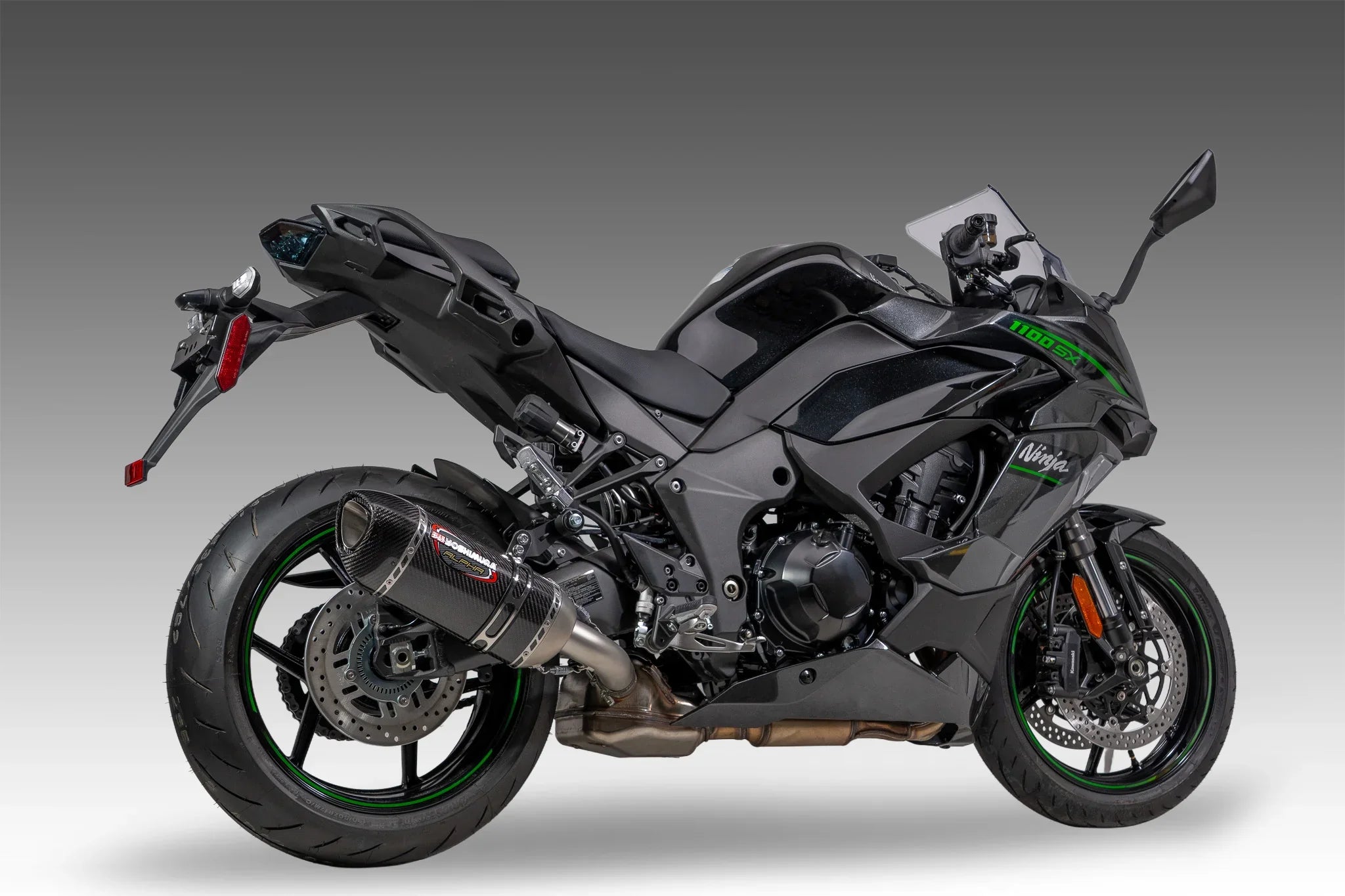 Yoshimura Alpha Stainless Slip-On Exhaust for Kawasaki Ninja 1100SX