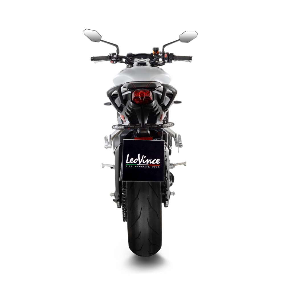Leo Vince LV One Evo Slip-On Exhaust for Triumph Street Triple RS 2017-22