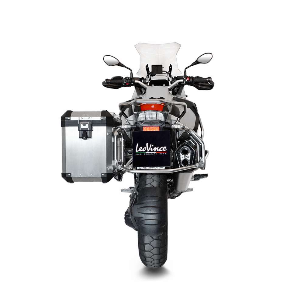Leo Vince LV-12 Slip-On Exhaust for BMW R 1250 GSA 2019-22