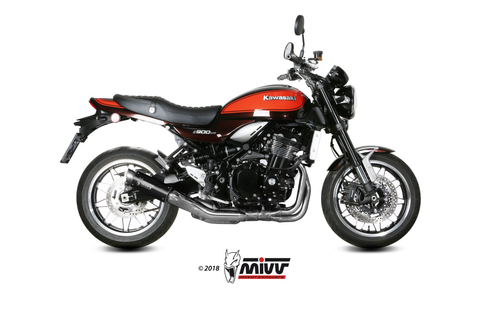 Mivv GP Pro Slip-On Exhaust for Kawasaki Z900RS 2018-22