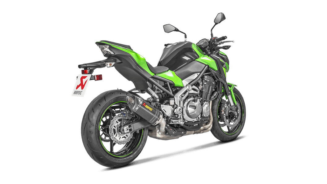 Akrapovic Carbon Slip-On Exhaust Kawasaki Z900 2017-2019