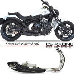 CS Racing Full Exhaust System for Kawasaki Vulcan 650 S 2015-25