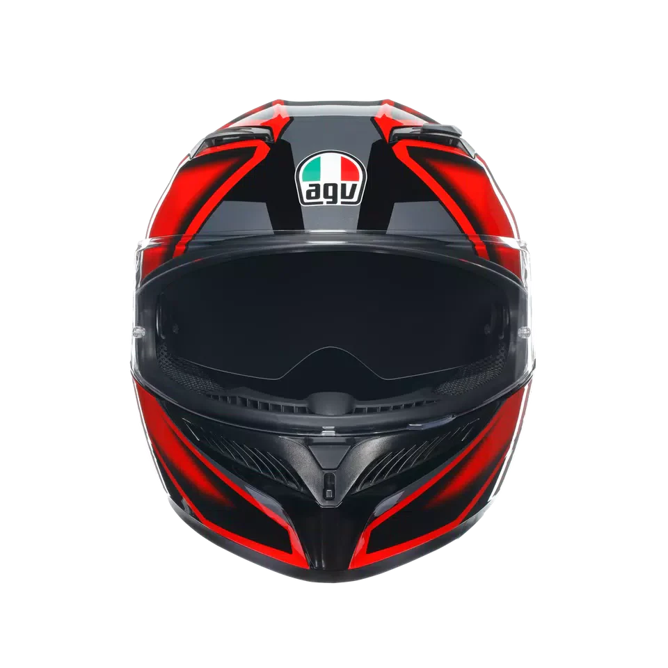 AGV K3 Compound Black/Red Helmet