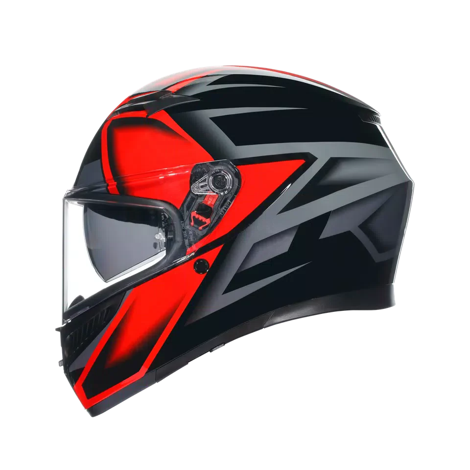 AGV K3 Compound Black/Red Helmet