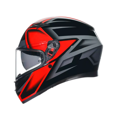 AGV K3 Compound Black/Red Helmet