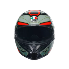 AGV K3 Decept Matt Black/Green/Red Helmet