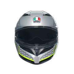 AGV K3 Fortify Grey/Black/Yellow Fluo Helmet