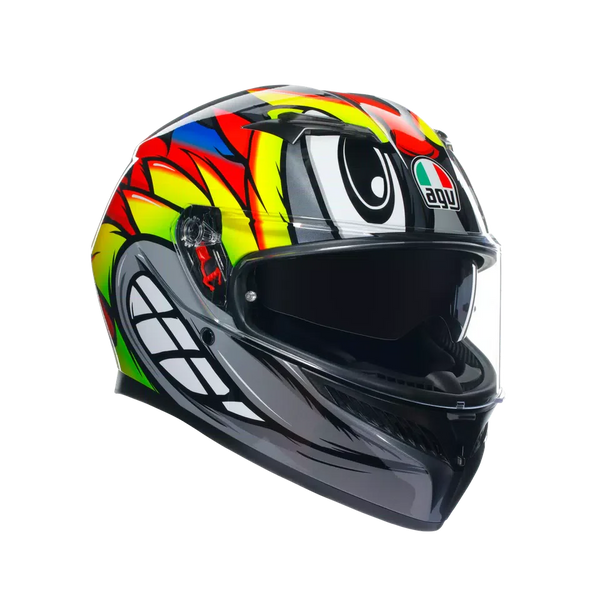 AGV K3 Birdy 2.0 Grey/Yellow/Red Helmet