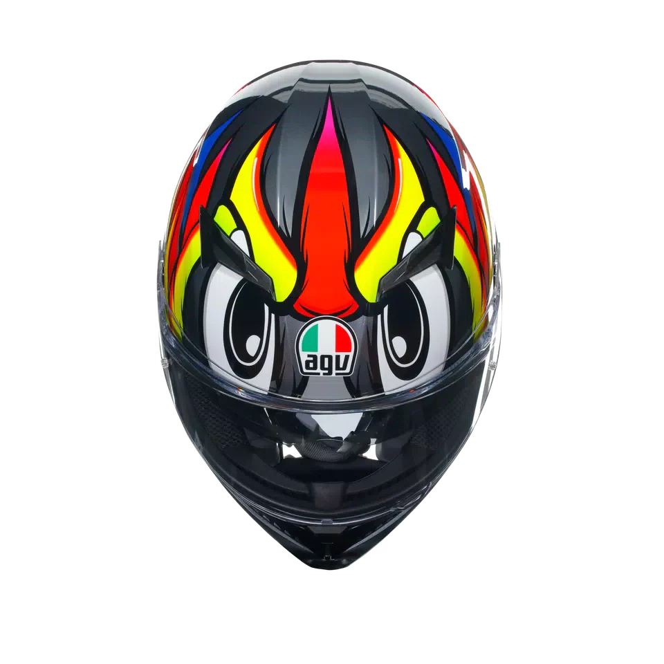 AGV K3 Birdy 2.0 Grey/Yellow/Red Helmet