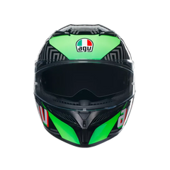 AGV K3 Kamaleon Black/Red/Green Helmet