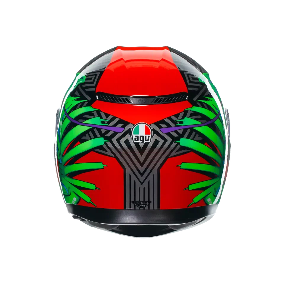 AGV K3 Kamaleon Black/Red/Green Helmet