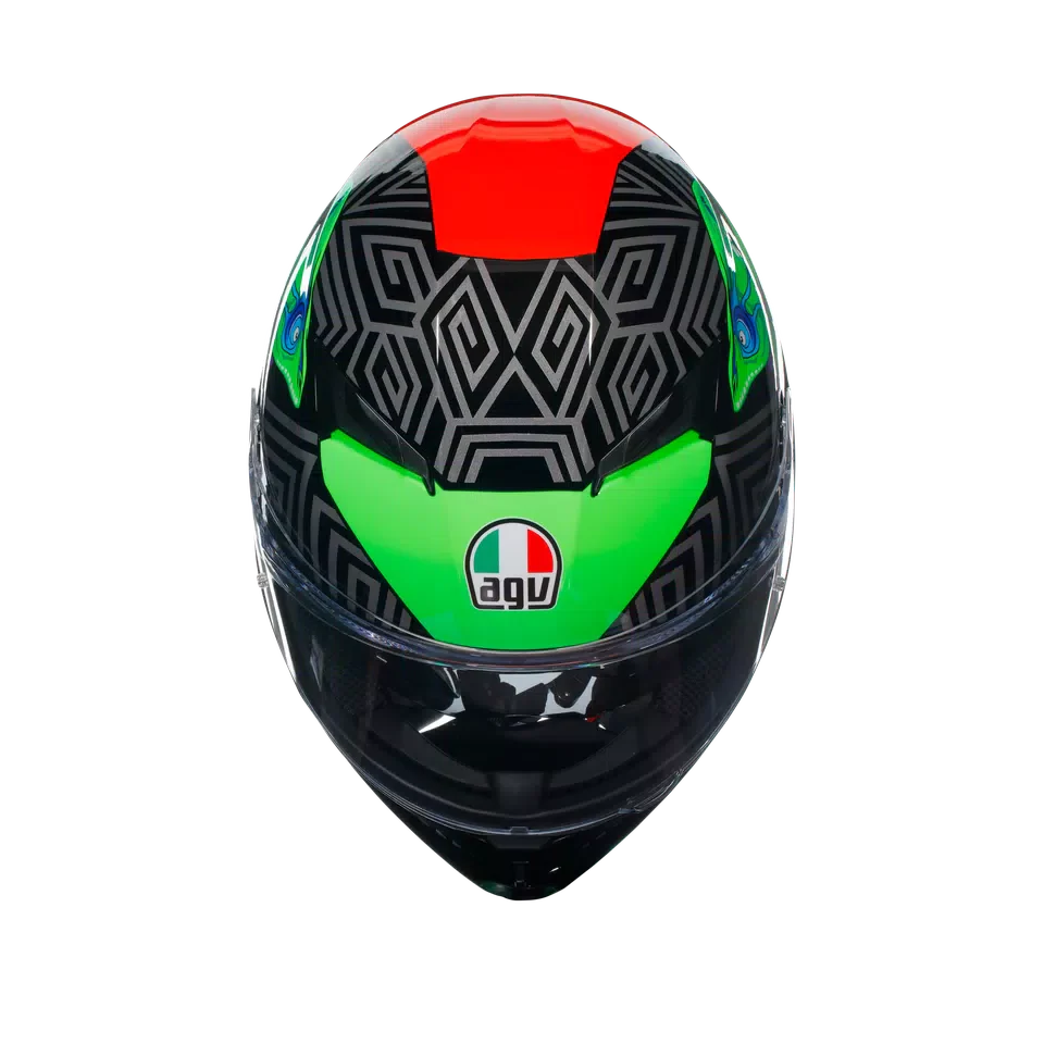 AGV K3 Kamaleon Black/Red/Green Helmet