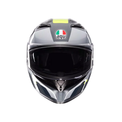 AGV K3 Shade Grey/Yellow Fluo Helmet