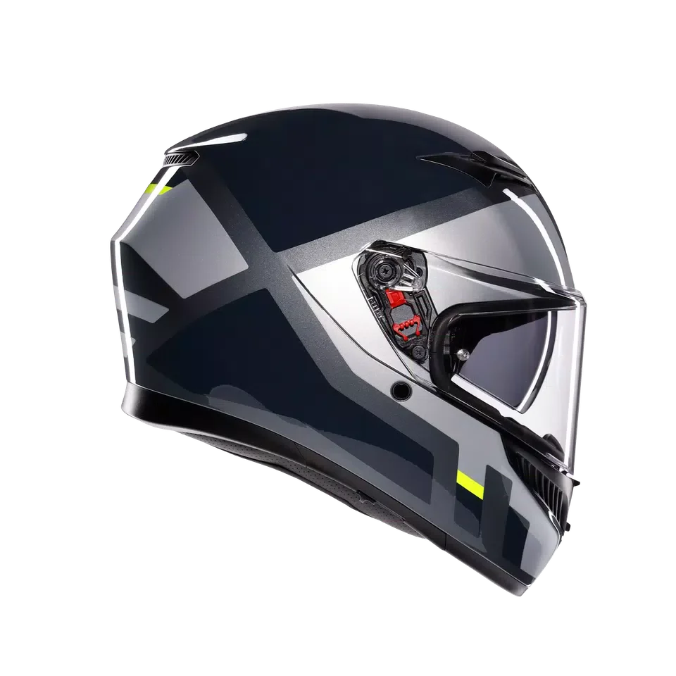 AGV K3 Shade Grey/Yellow Fluo Helmet