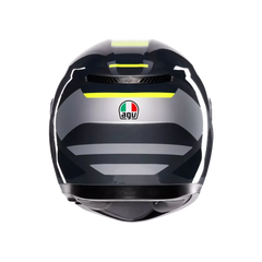 AGV K3 Shade Grey/Yellow Fluo Helmet