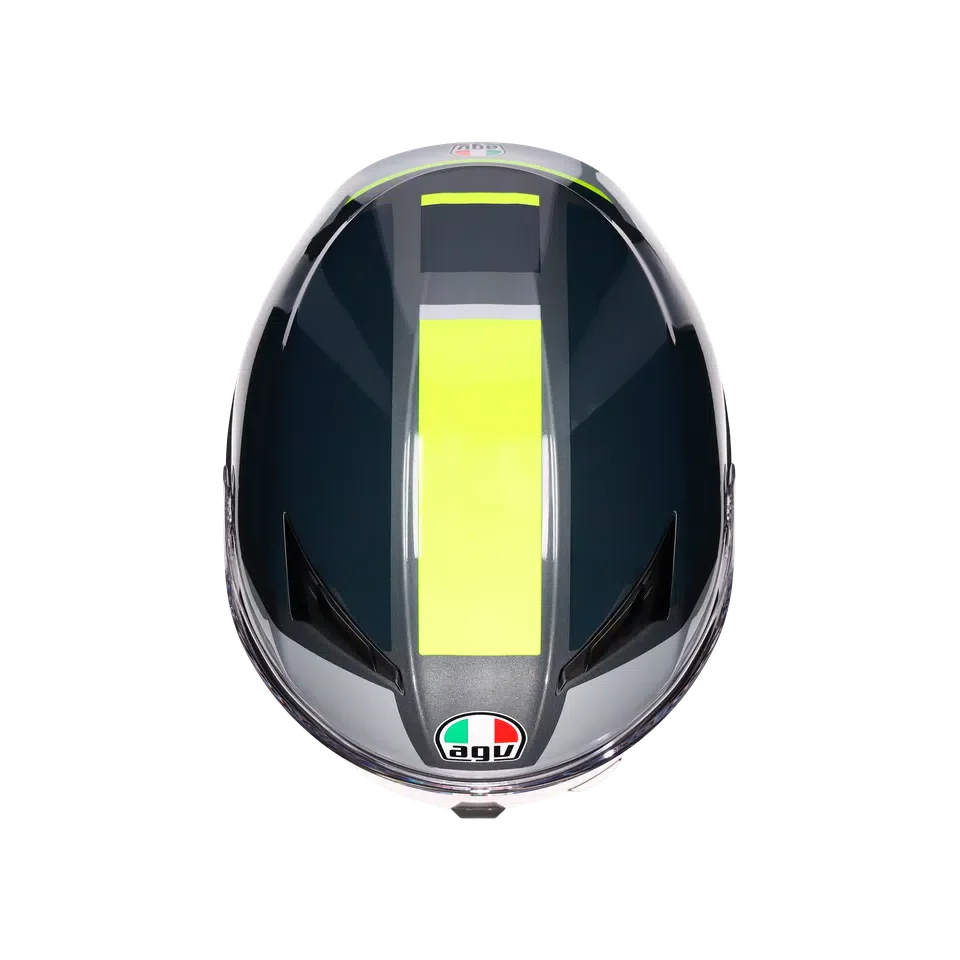 AGV K3 Shade Grey/Yellow Fluo Helmet