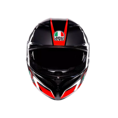 AGV K3 Striga Black/Grey/Red Helmet