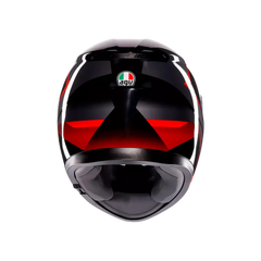 AGV K3 Striga Black/Grey/Red Helmet