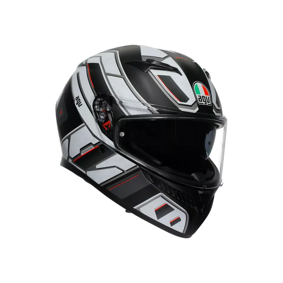 AGV K3 Rivia Matt Black/White Helmet