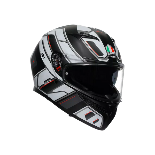 AGV K3 Rivia Matt Black/White Helmet