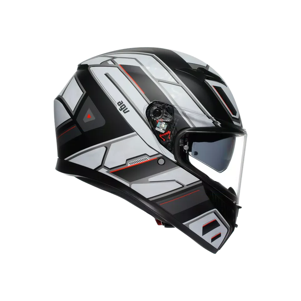 AGV K3 Rivia Matt Black/White Helmet