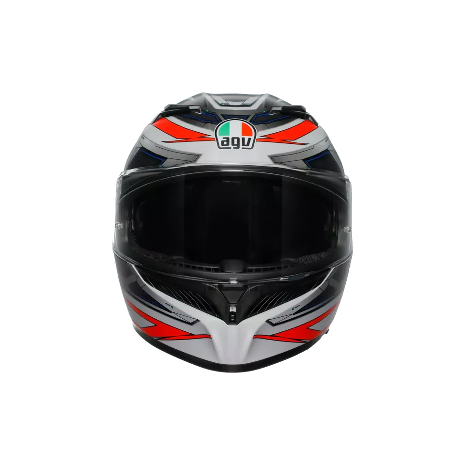 AGV K3 Space Matt White/Red Fluo Helmet